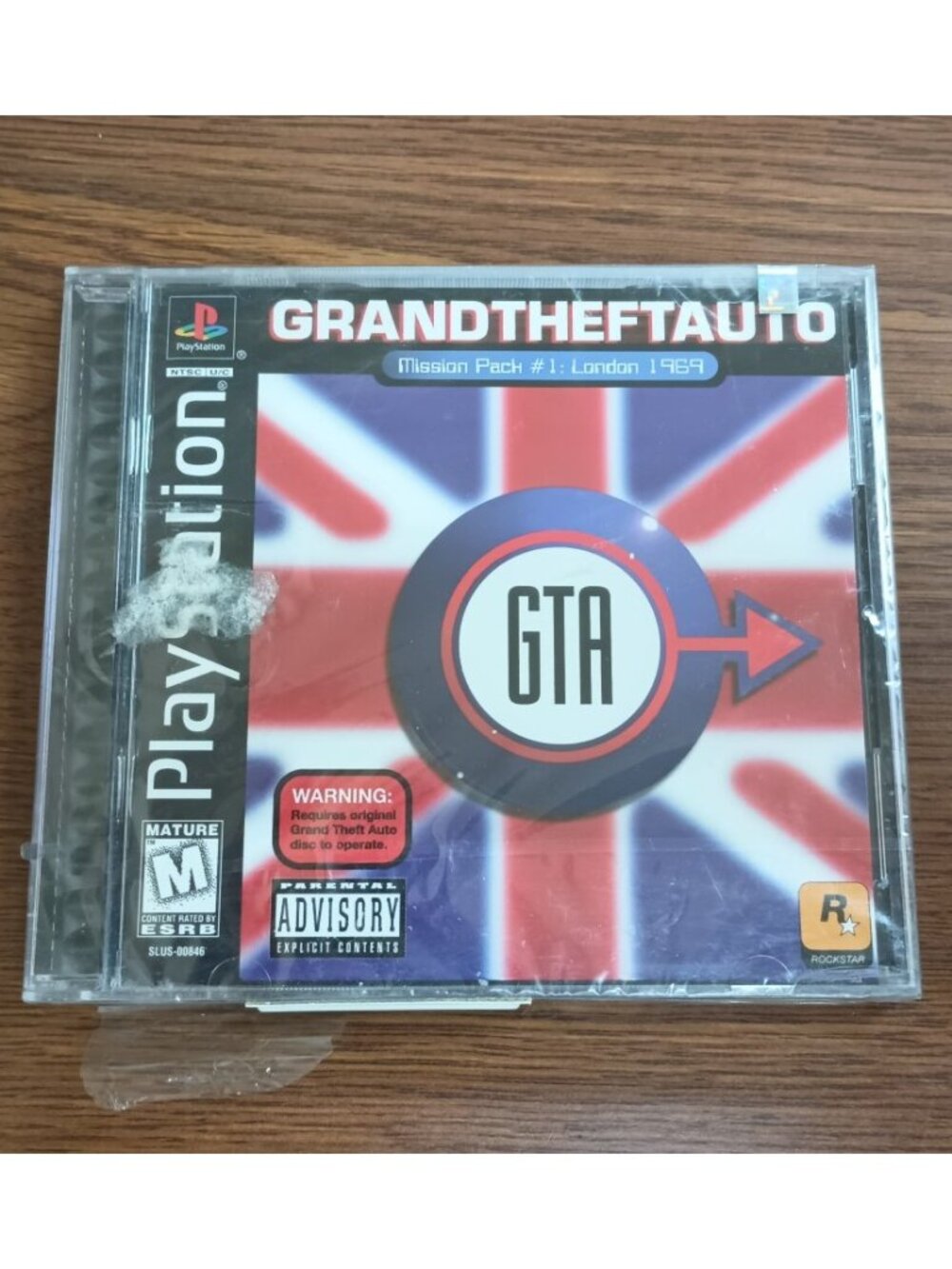 Grand Theft Auto GTA Mission Pack #1 London 1969 Sony PlayStation 1 PS1 1999